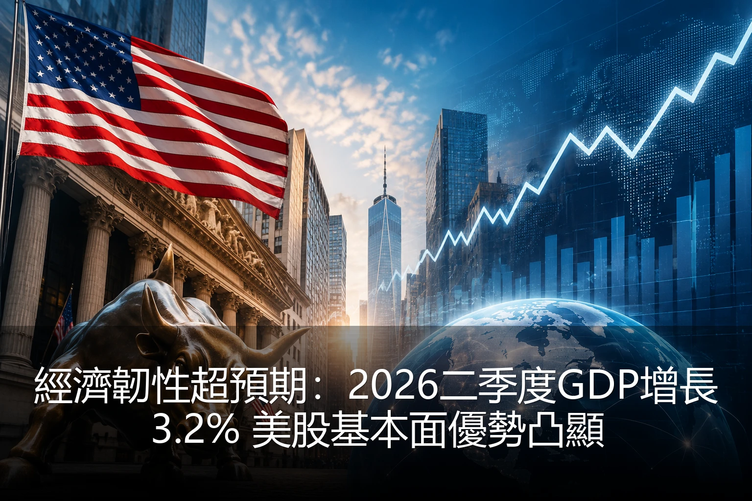 經濟韌性超預期：2026二季度GDP增長3.2% 美股基本面優勢凸顯