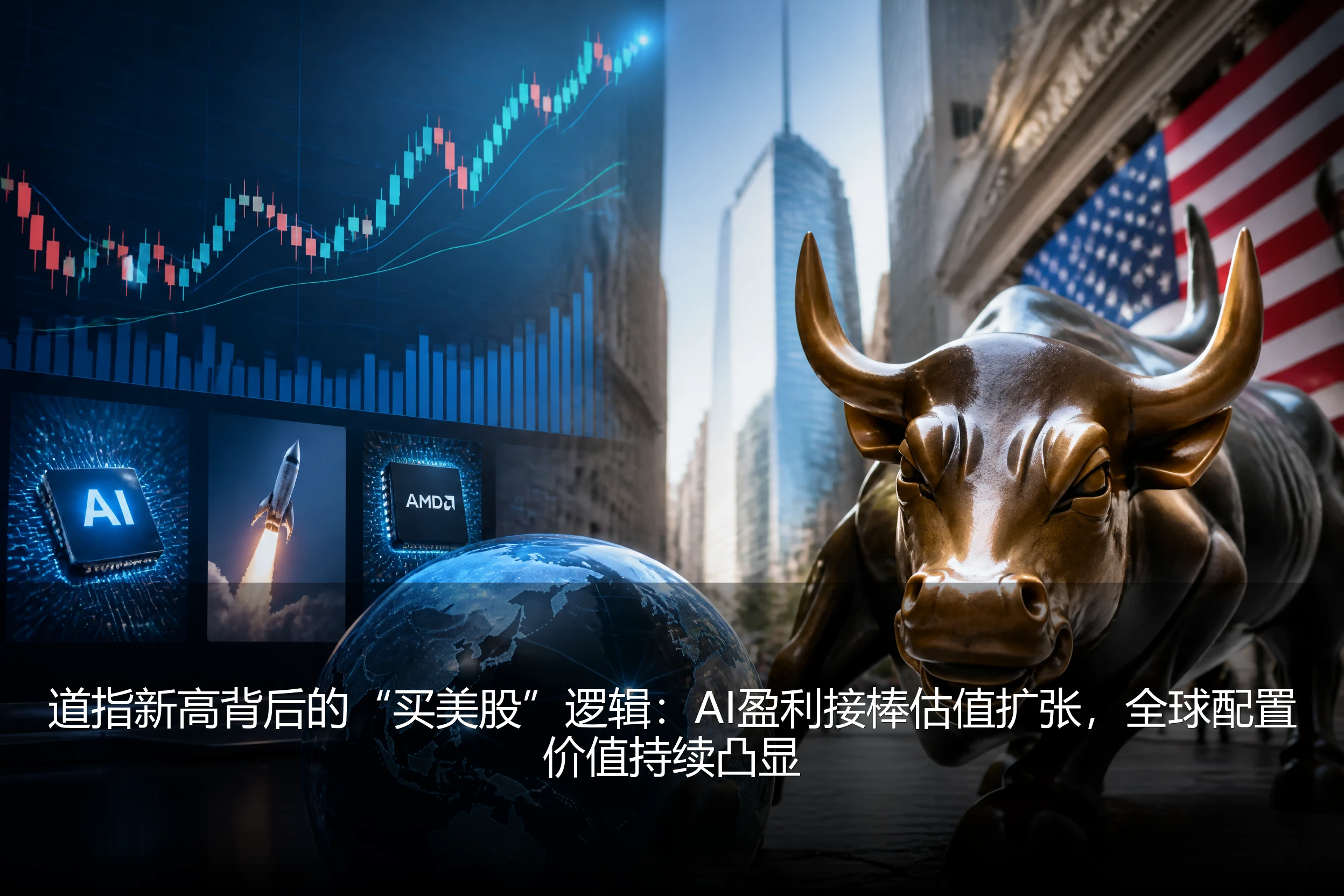 道指新高背后的“买美股”逻辑：AI盈利接棒估值扩张，全球配置价值持续凸显